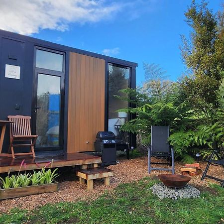 Cozy Cabin2 With Outdoor Bath At Dairy Flat Farm Waitoki Exterior foto