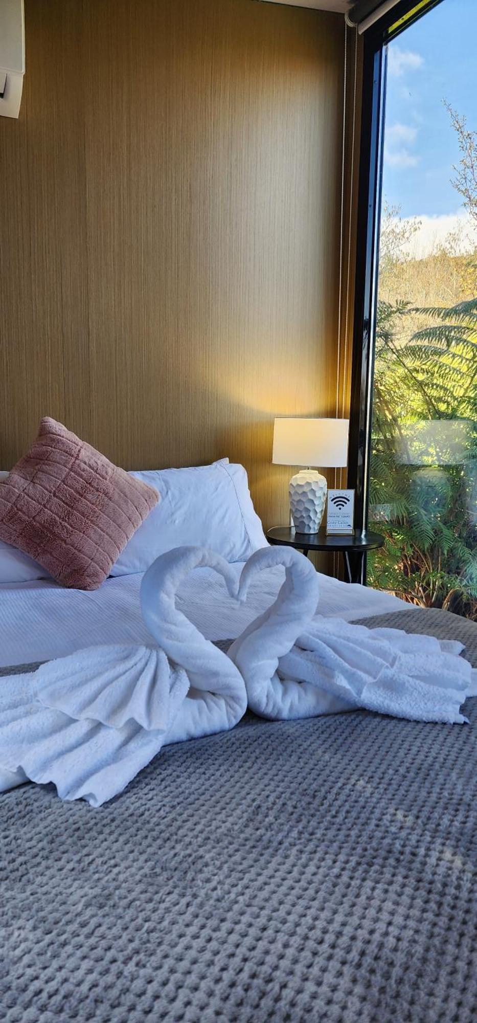 Cozy Cabin2 With Outdoor Bath At Dairy Flat Farm Waitoki Exterior foto